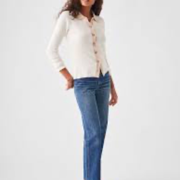 NWT White Mikki Cardigan in XS - Picture 3 of 7